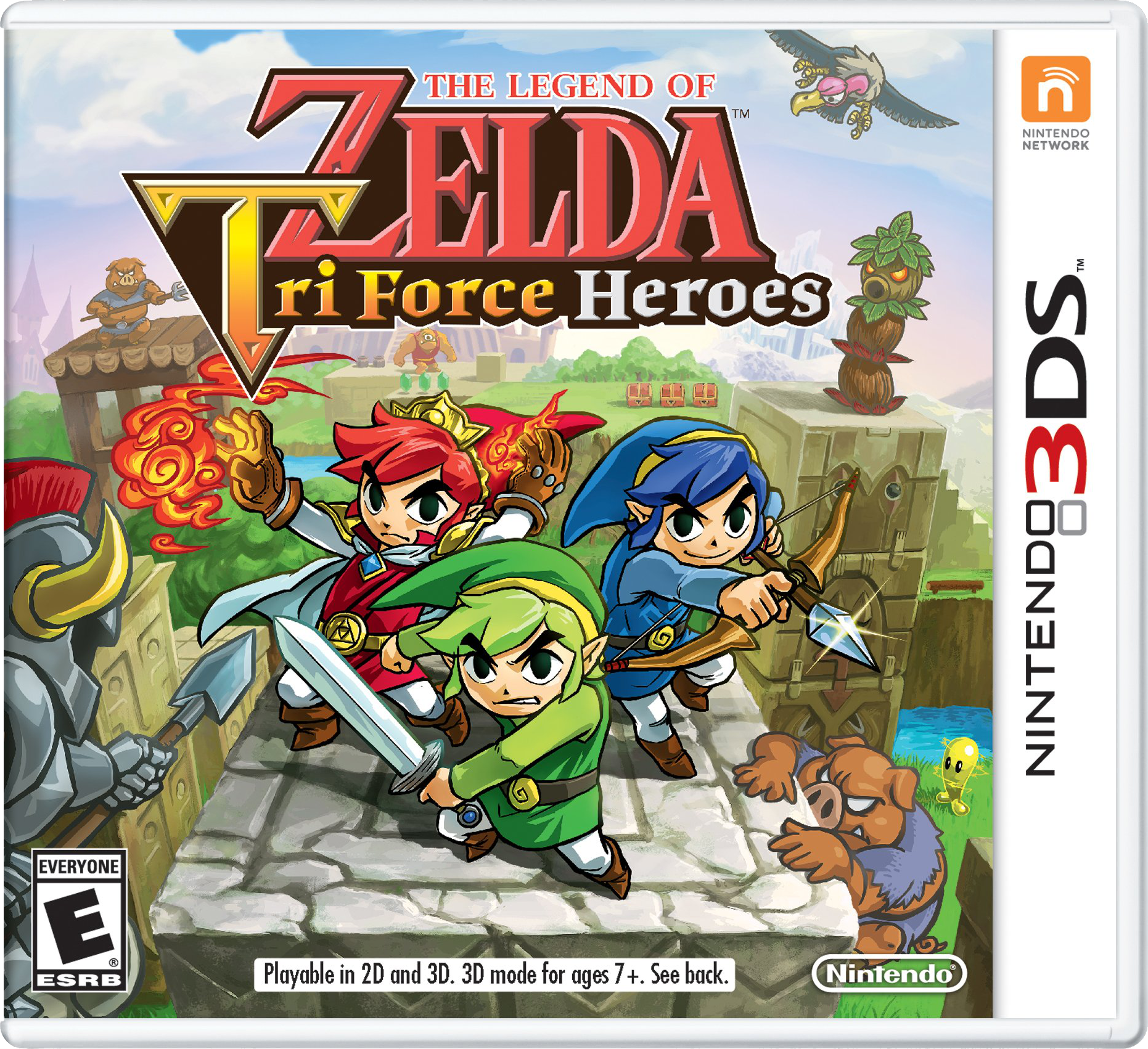 Legend of Zelda: Tri-Force Heroes NoA VS NoE Localization (1)