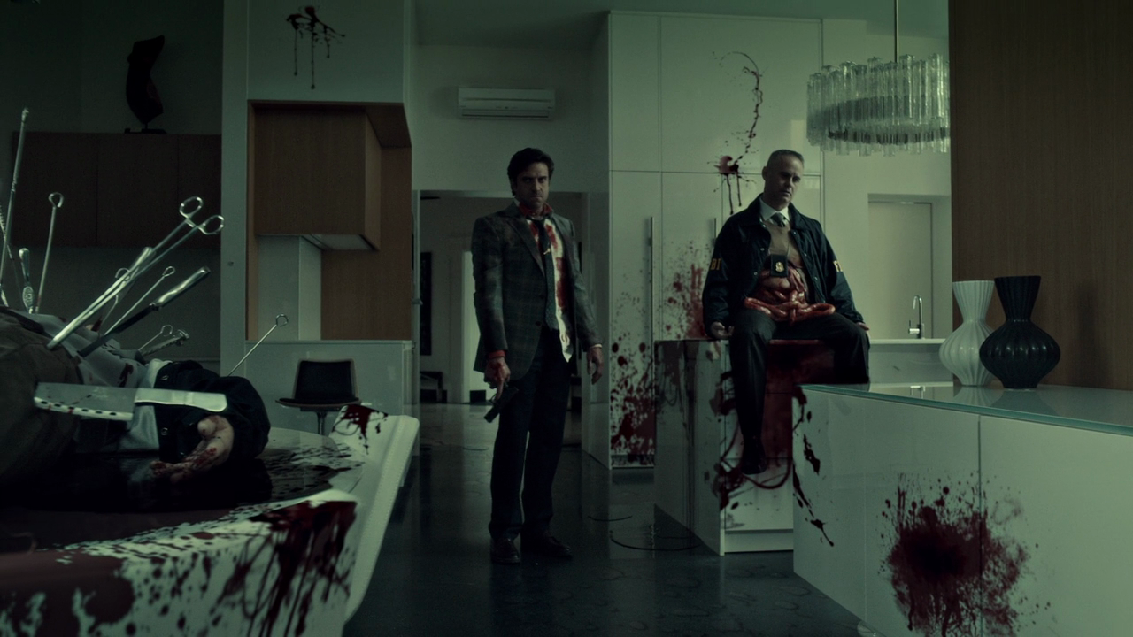 The sense of giddy excess in Hannibal’s framing of Chilton, especially in c...